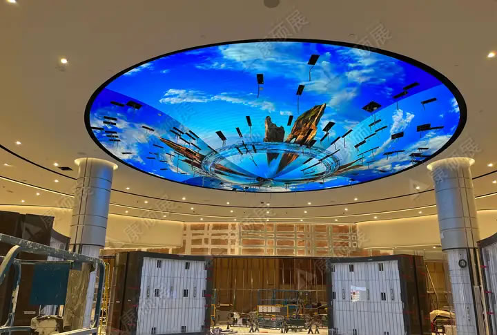 Macau Hall Dome LED Flexible Screen Case